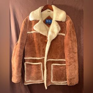 Men’s Suede Shearling Coat